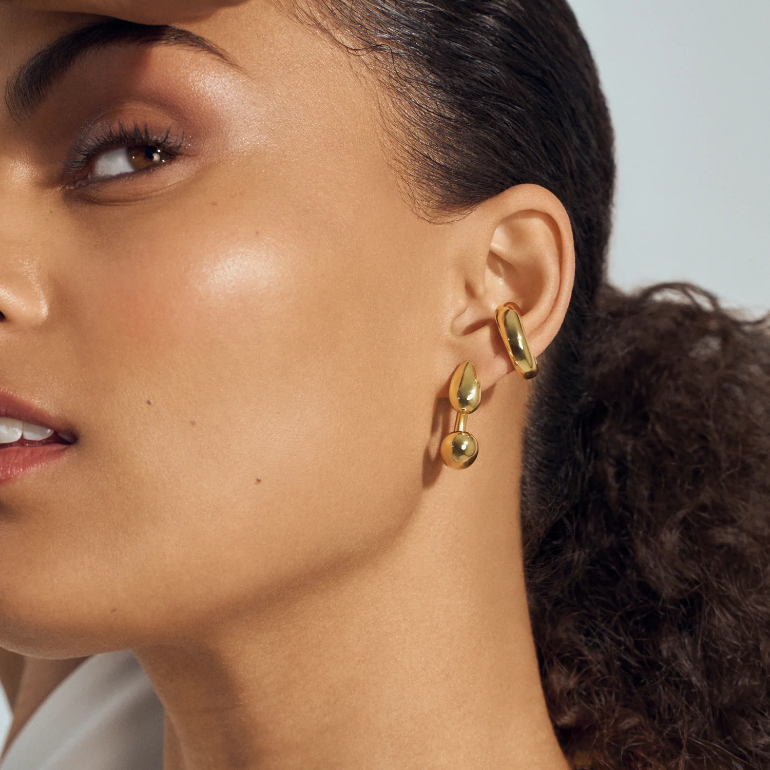 Ear cuff Goccia Pianura - Image 6