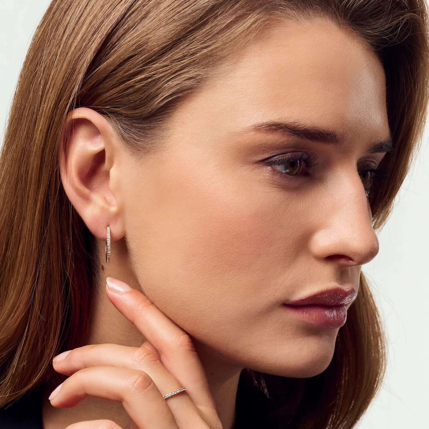 Earring Alba Single - 14k yellow gold or white gold 0.09-0.23 ct TW G-H VS lab-grown diamonds - Image 17