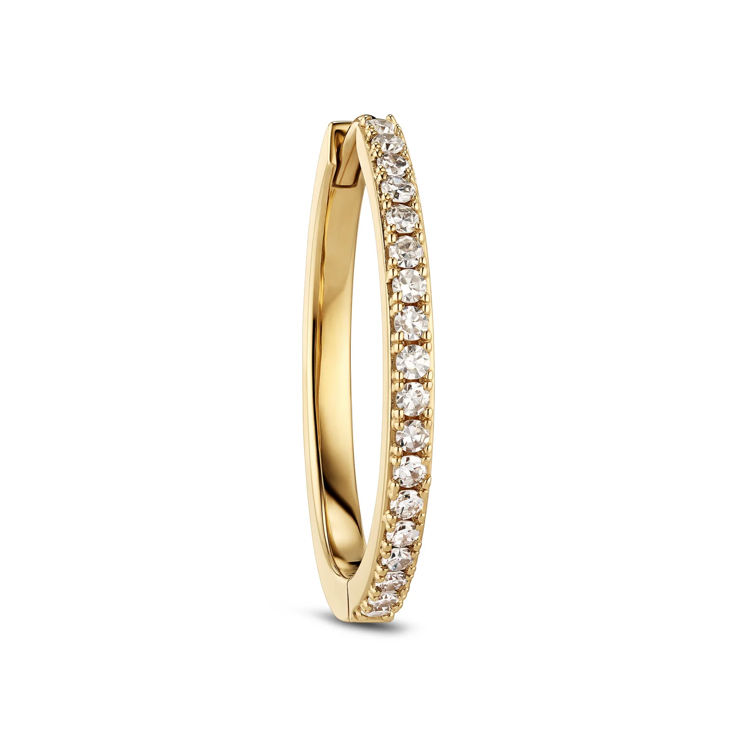 Earring Alba Single - 14k yellow gold or white gold 0.09-0.23 ct TW G-H VS lab-grown diamonds - Image 4
