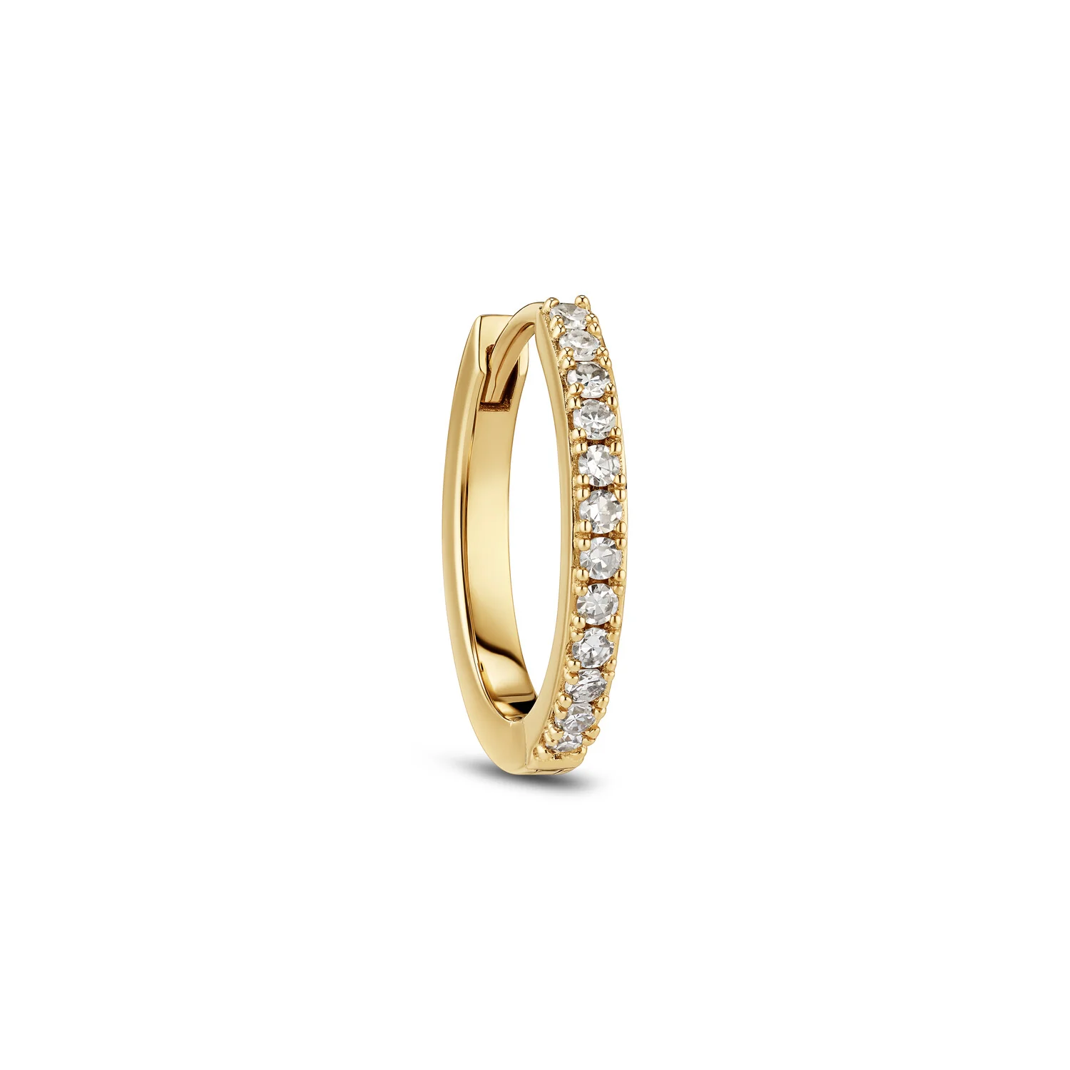 Earring Alba Single - 14k yellow gold or white gold 0.09-0.23 ct TW G-H VS lab-grown diamonds - Image 6