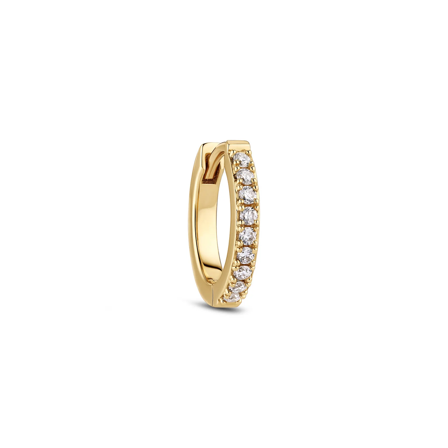 Earring Alba Single - 14k yellow gold or white gold 0.09-0.23 ct TW G-H VS lab-grown diamonds - Image 8
