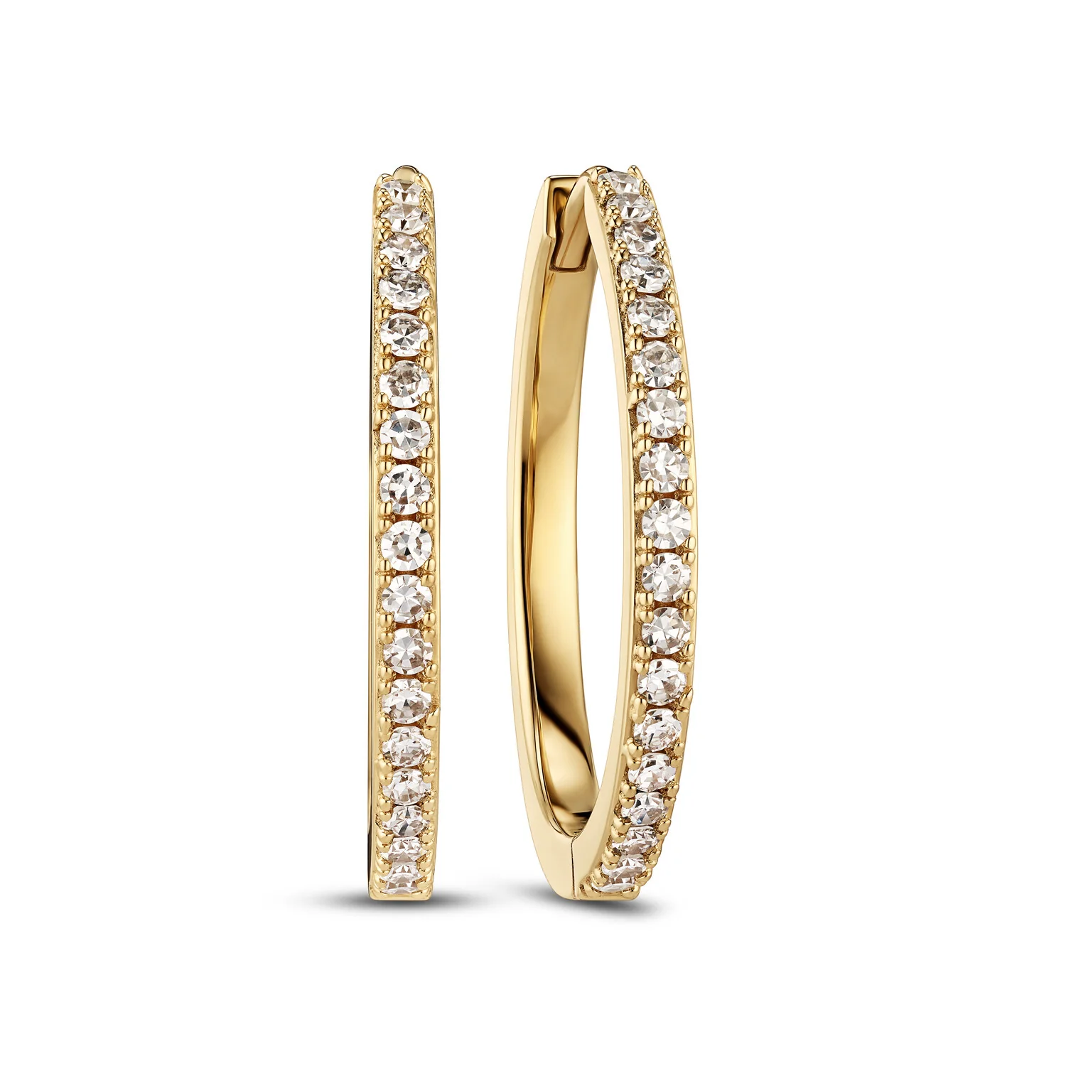 Earrings Alba - 14k yellow gold or white gold 0.18-0.46 ct TW G-H VS lab-grown diamonds - Image 4