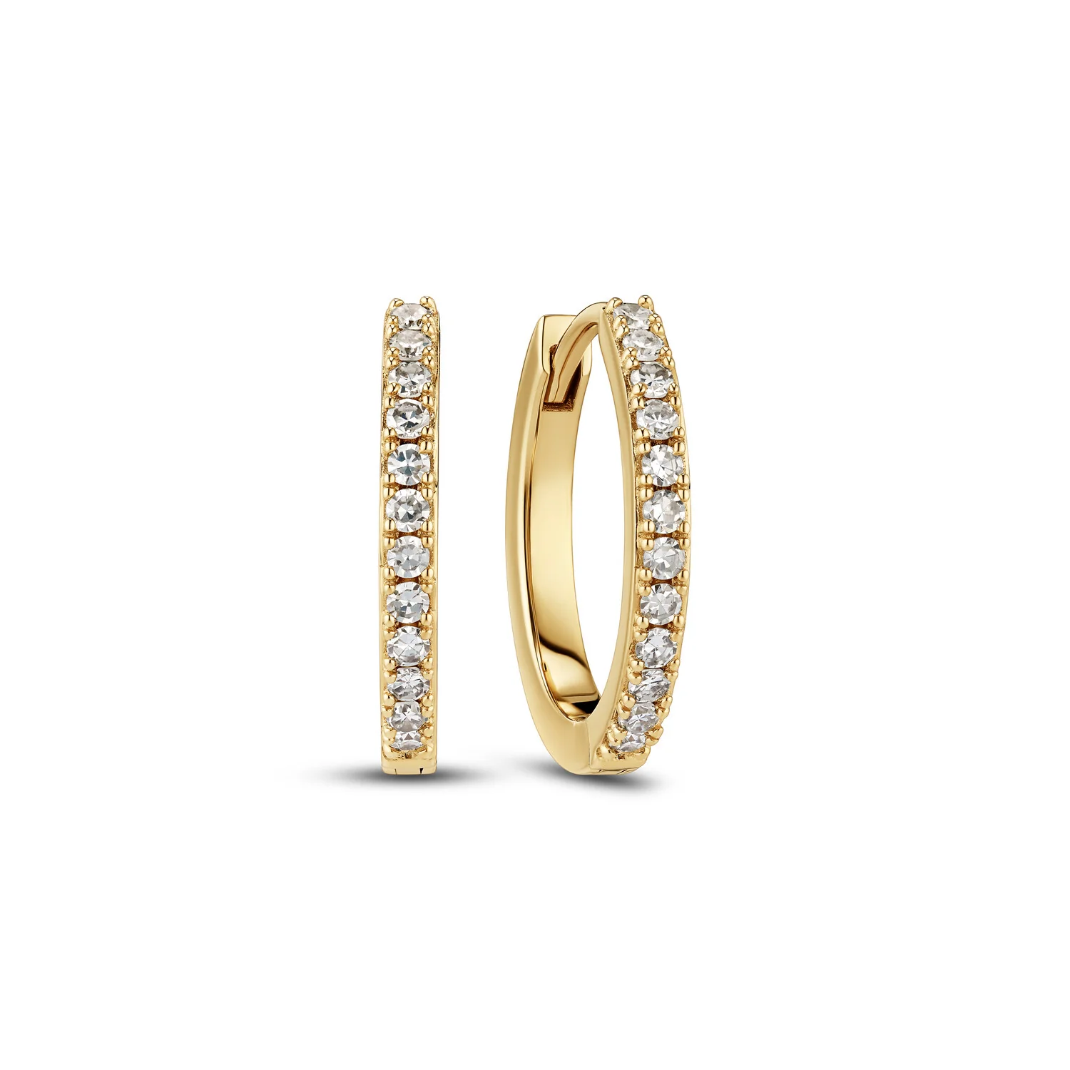 Earrings Alba - 14k yellow gold or white gold 0.18-0.46 ct TW G-H VS lab-grown diamonds - Image 6