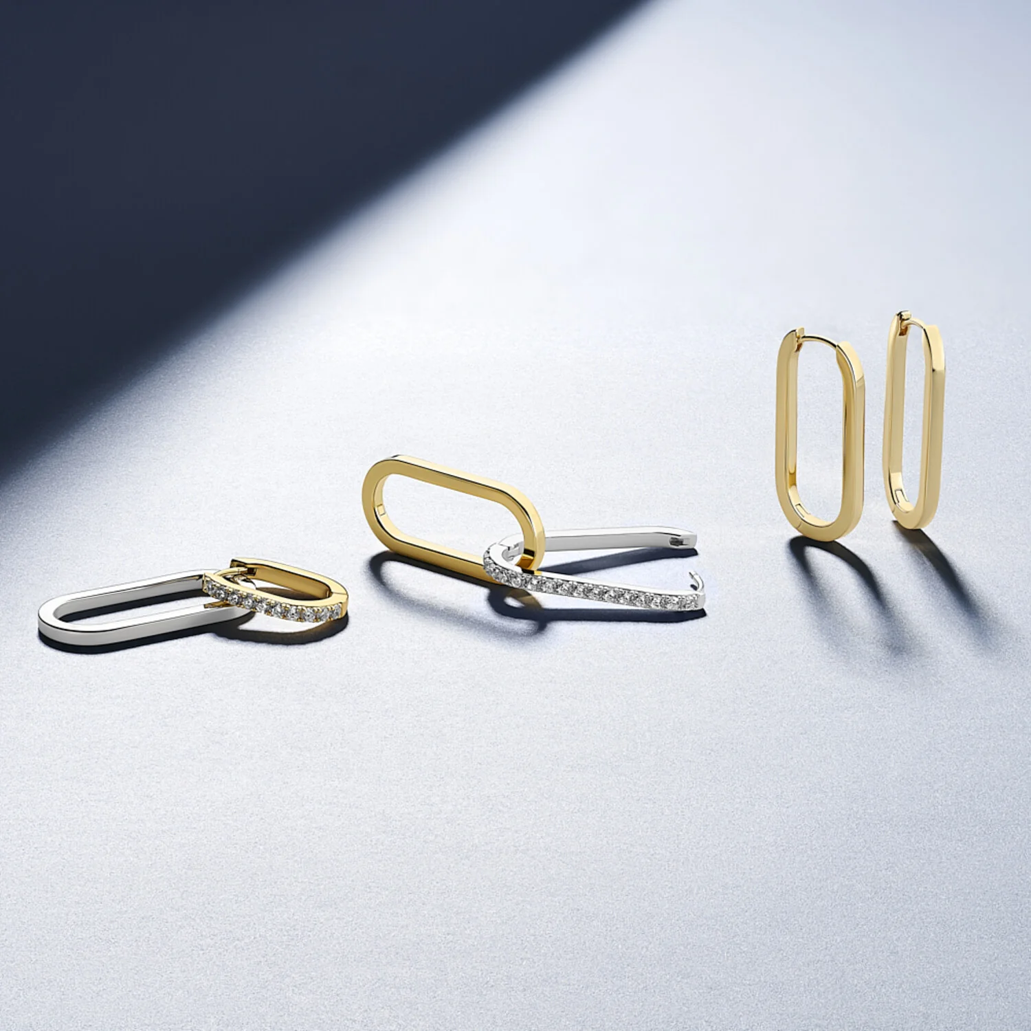 Earrings Capizzi with white zirconia - Image 12