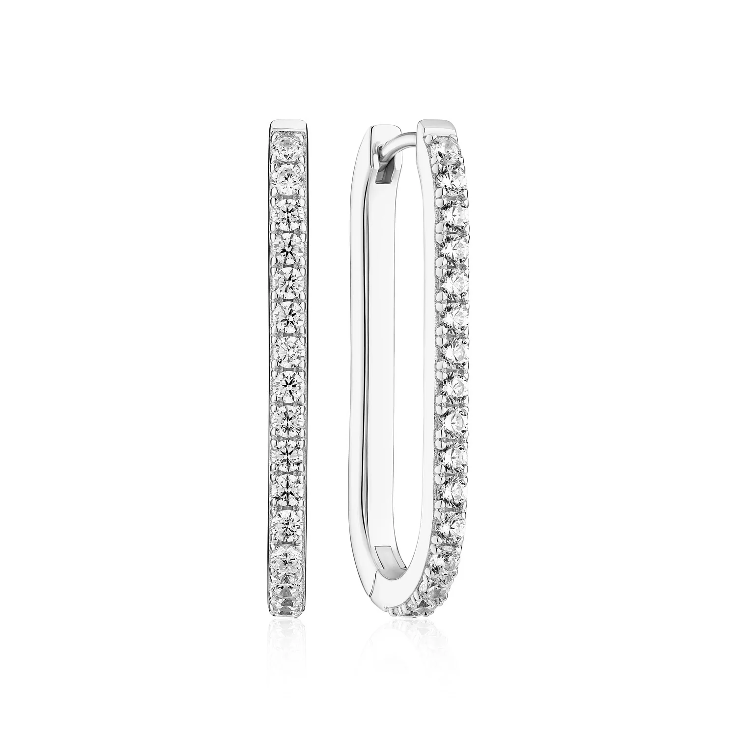 Earrings Capizzi with white zirconia - Image 3