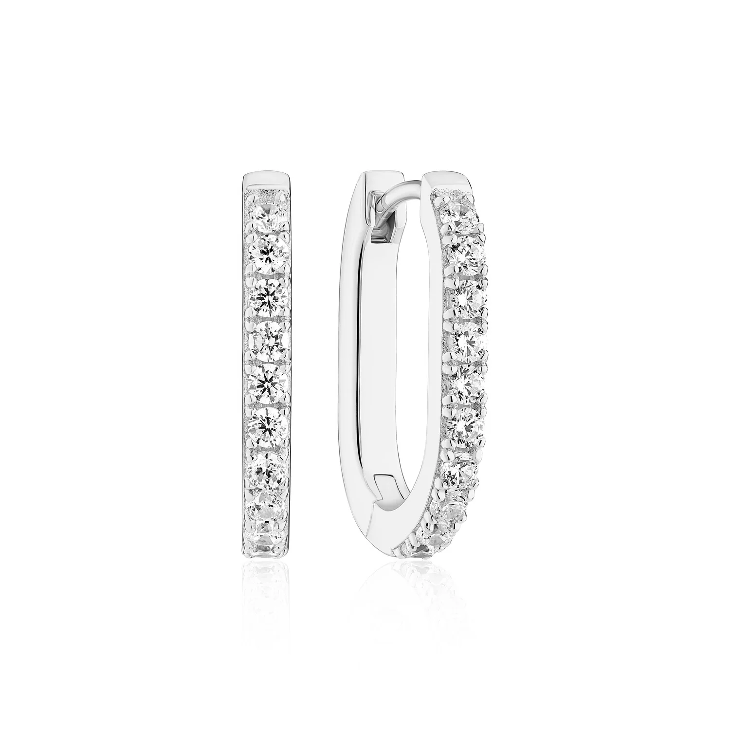 Earrings Capizzi with white zirconia - Image 5