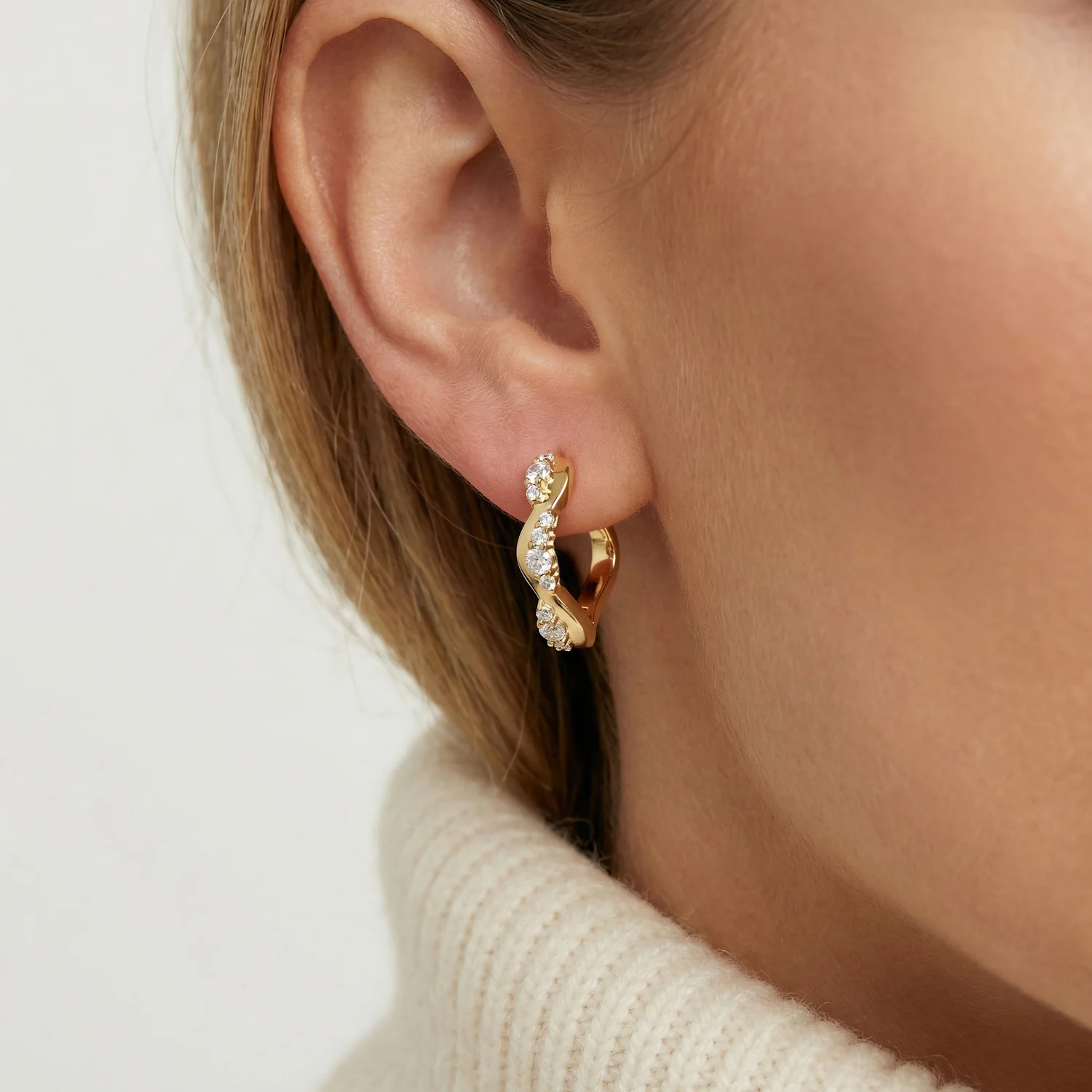 Earrings Ellera Waves Altro Creolo - Image 2