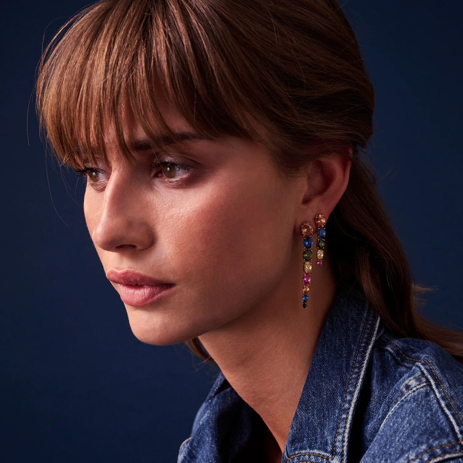 Earrings Ellisse Lungo Cinque - Image 5