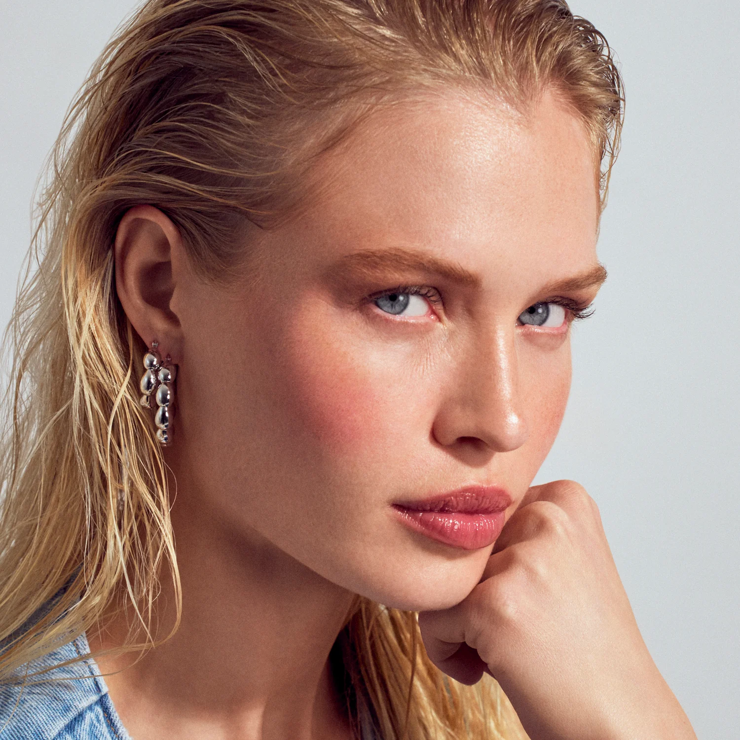 Earrings Goccia Cerchi Pianura - Image 10