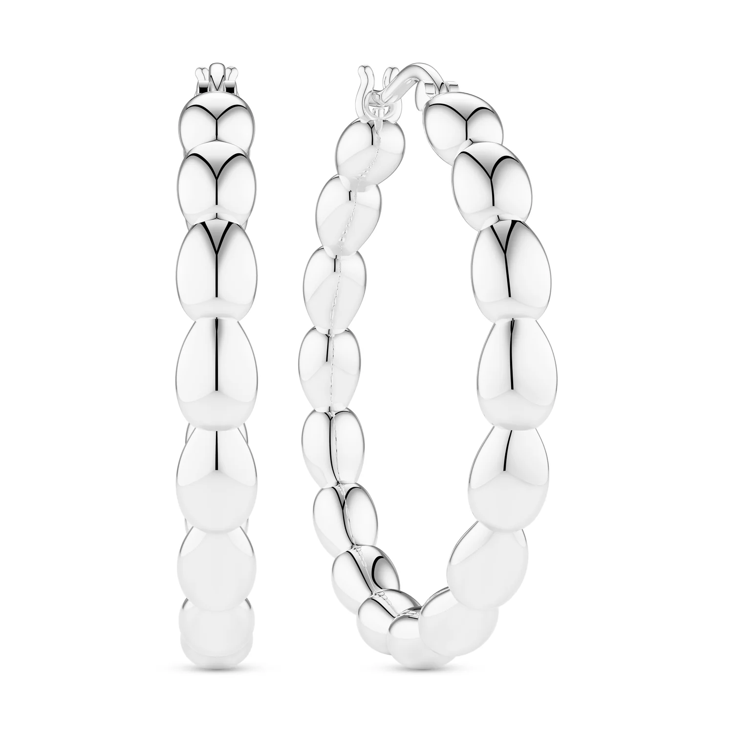 Earrings Goccia Cerchi Pianura - Image 3