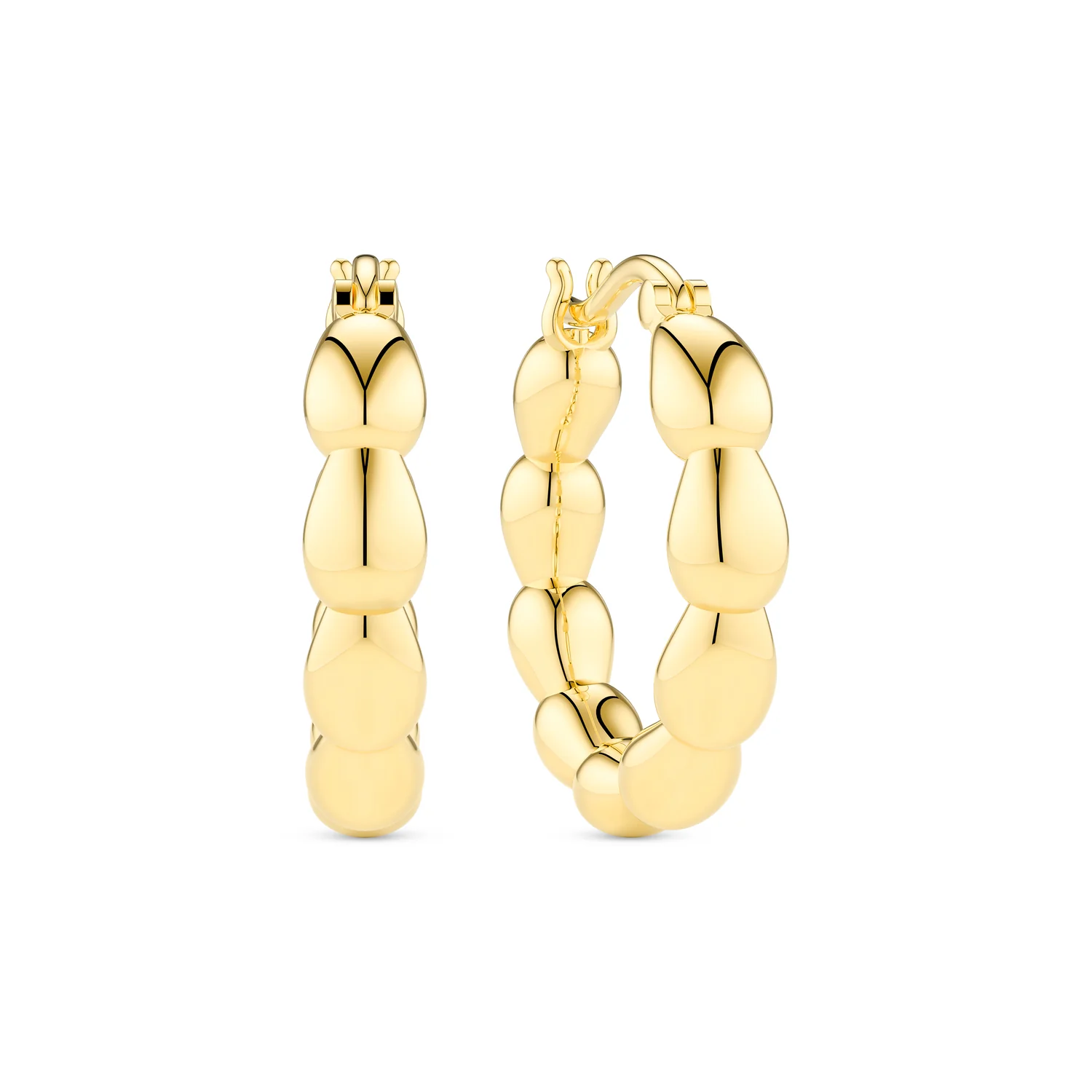 Earrings Goccia Cerchi Pianura - Image 4
