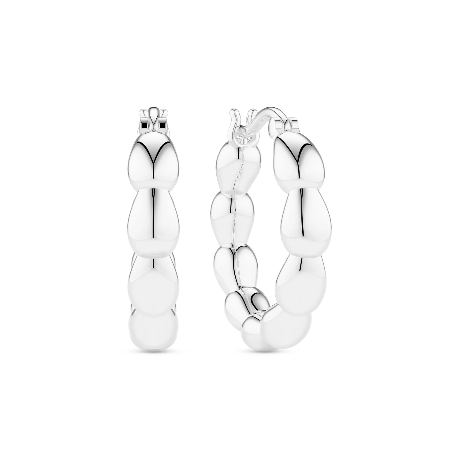 Earrings Goccia Cerchi Pianura - Image 5