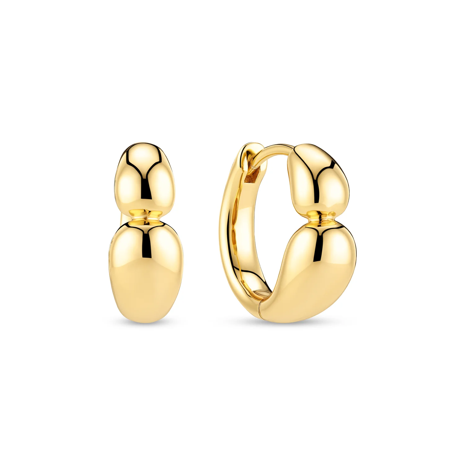 Earrings Goccia Creolo Piccolo Pianura
