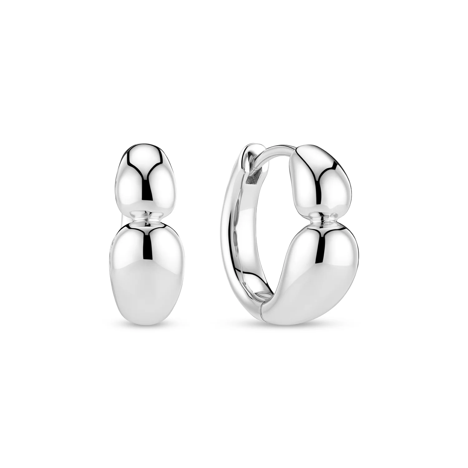 Earrings Goccia Creolo Piccolo Pianura - Image 3