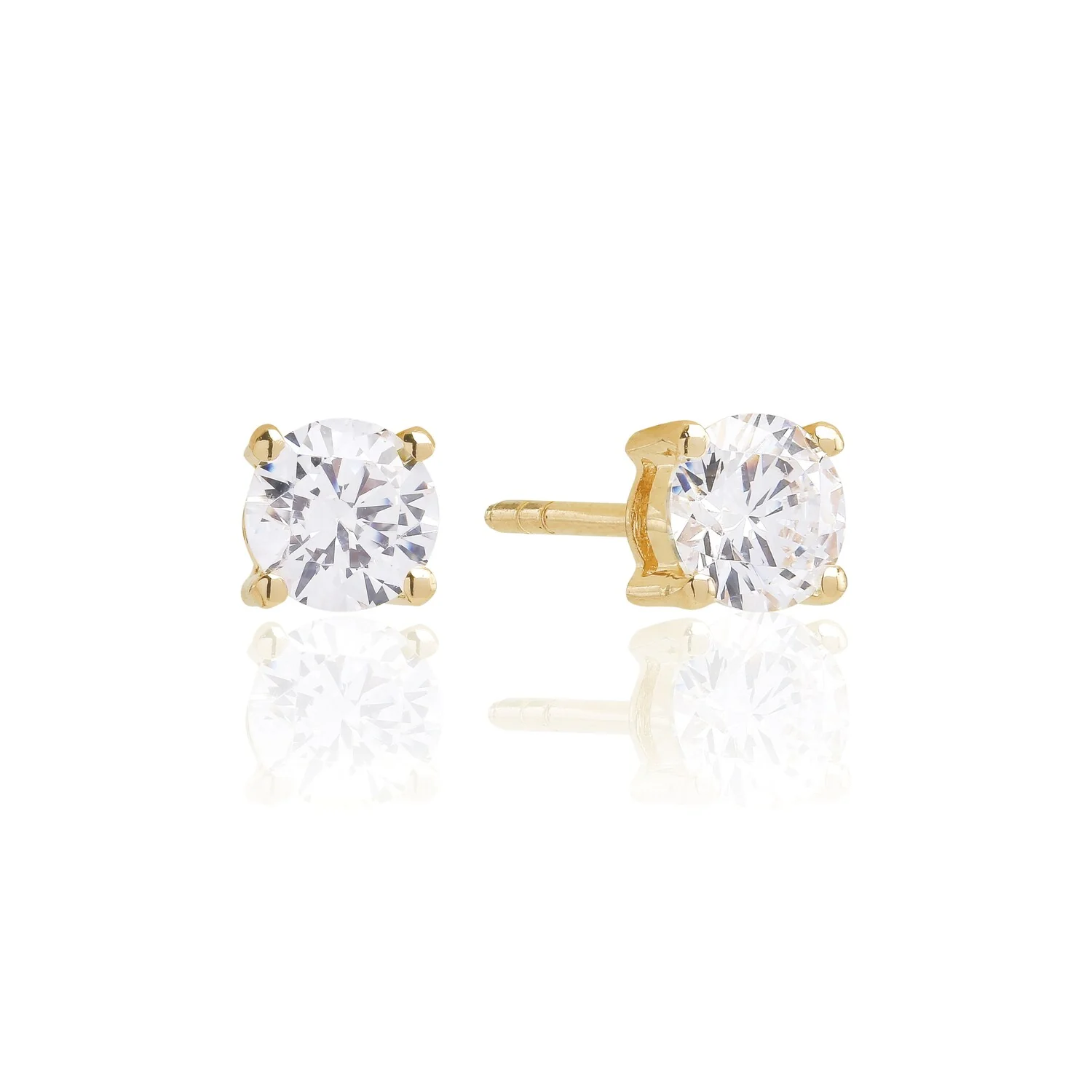 Earrings Princess Round - Image 3