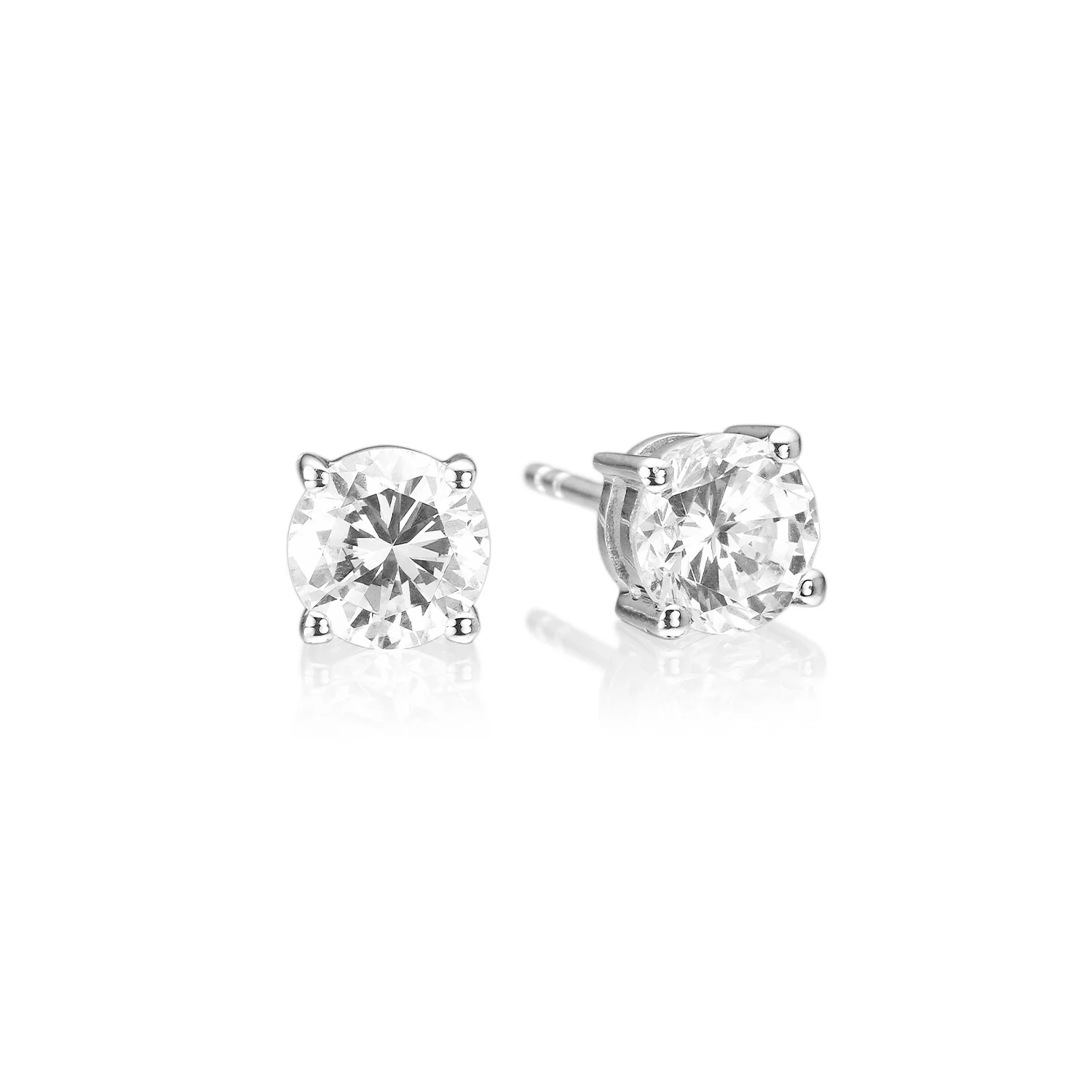 Earrings Princess Round - Image 4