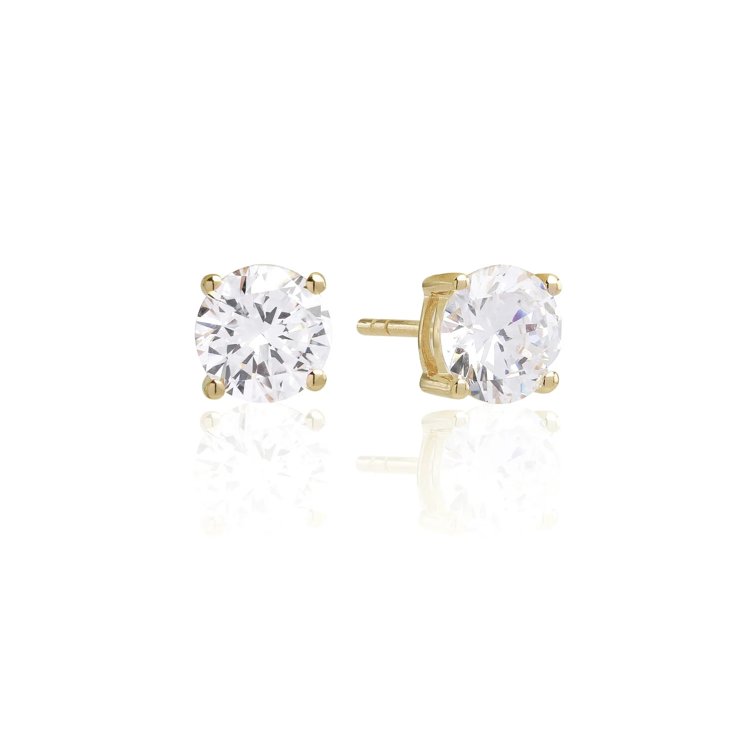Earrings Princess Round - Image 5
