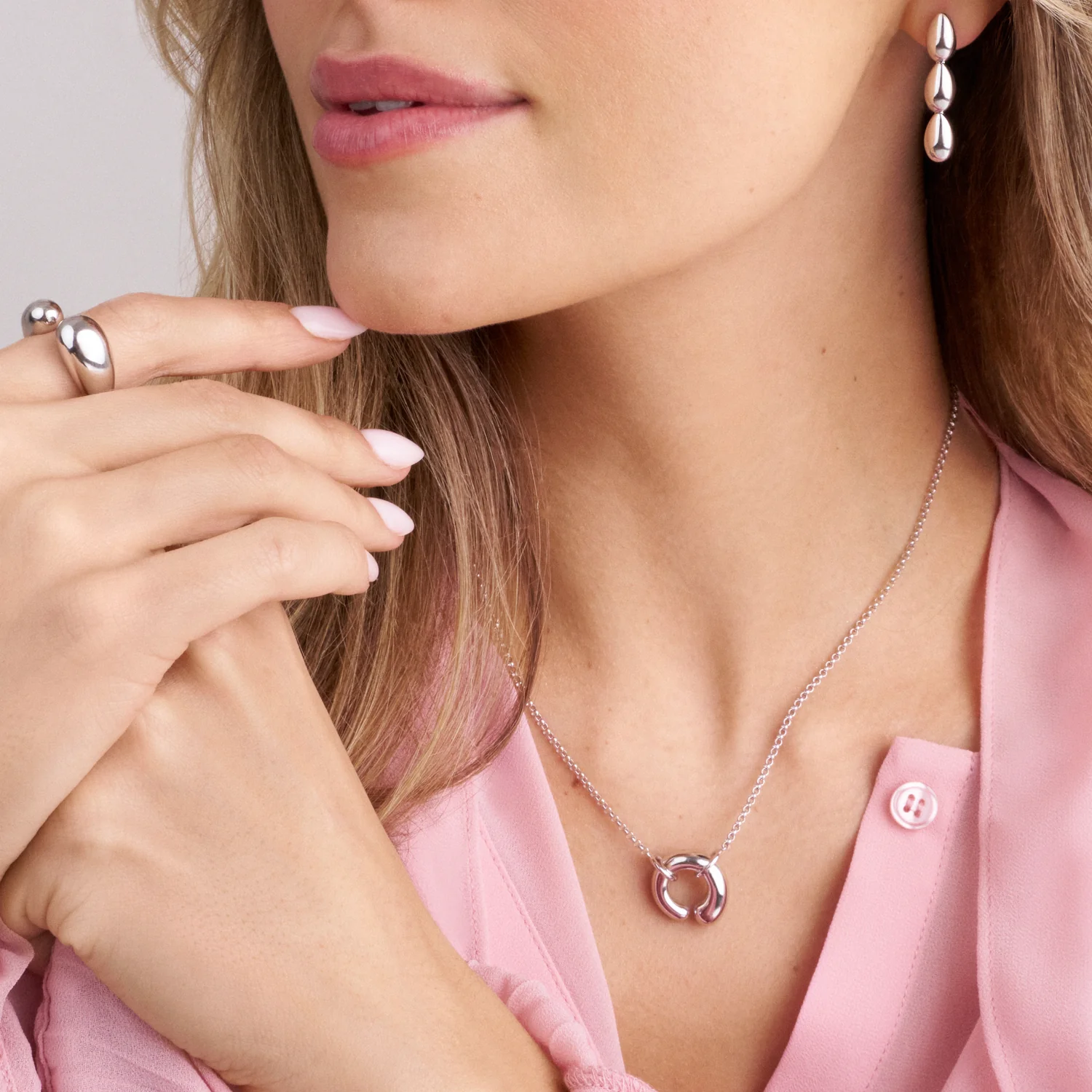 Goccia Circolo Pianura Necklace - Image 2