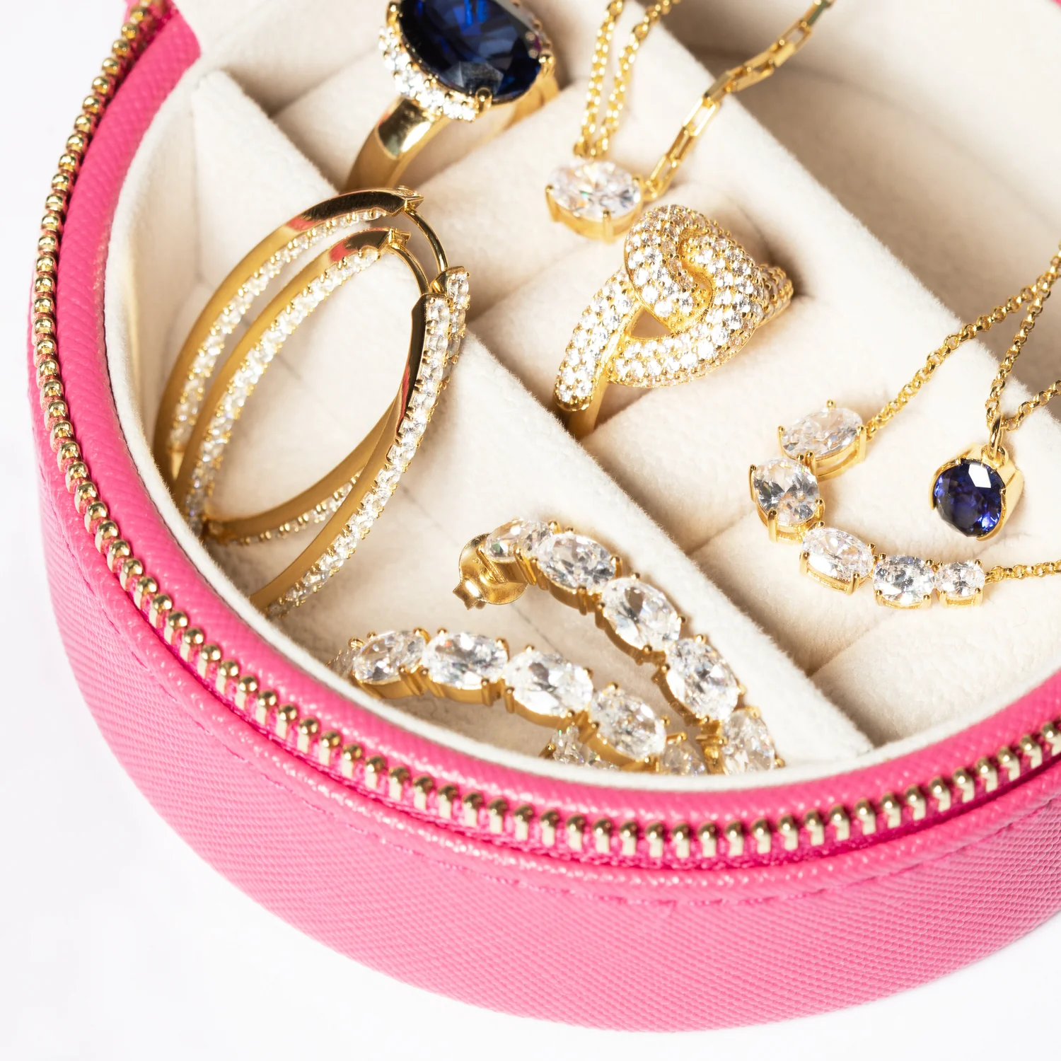 Jewellery Travel Box Pink - Image 4