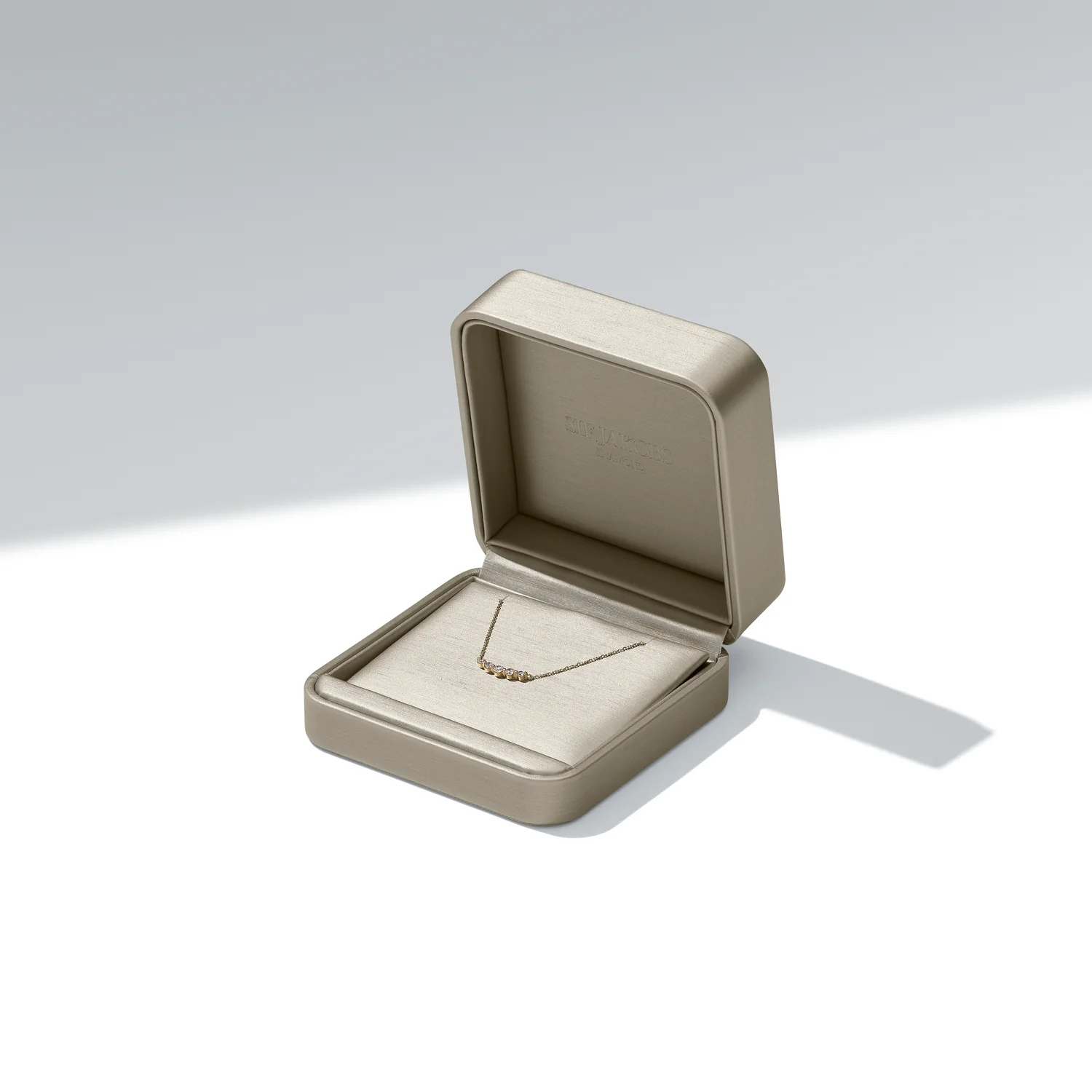 Necklace Alba Croce - 14k yellow gold or white gold 0.64 ct TW G-H VS lab-grown diamonds - Image 9