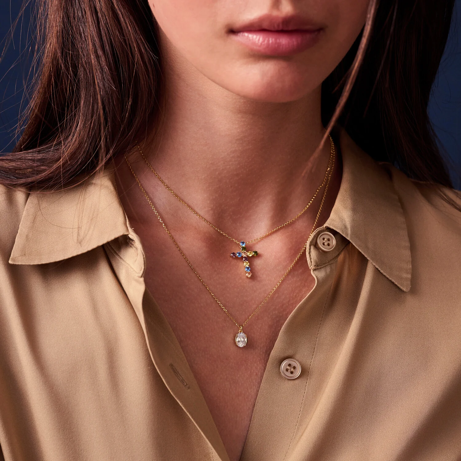Necklace Belluno Croce - Image 5