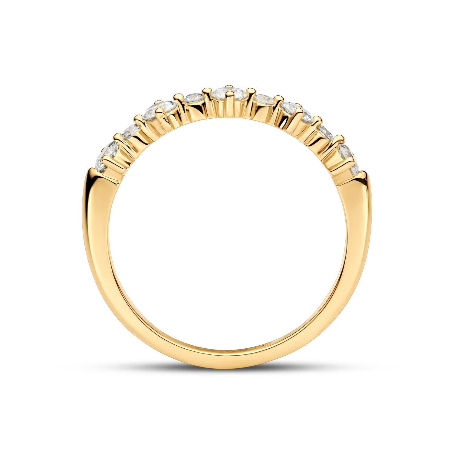 Ring Brina - 14k yellow gold or white gold 0.50 ct TW G-H VS lab-grown diamonds - Image 4