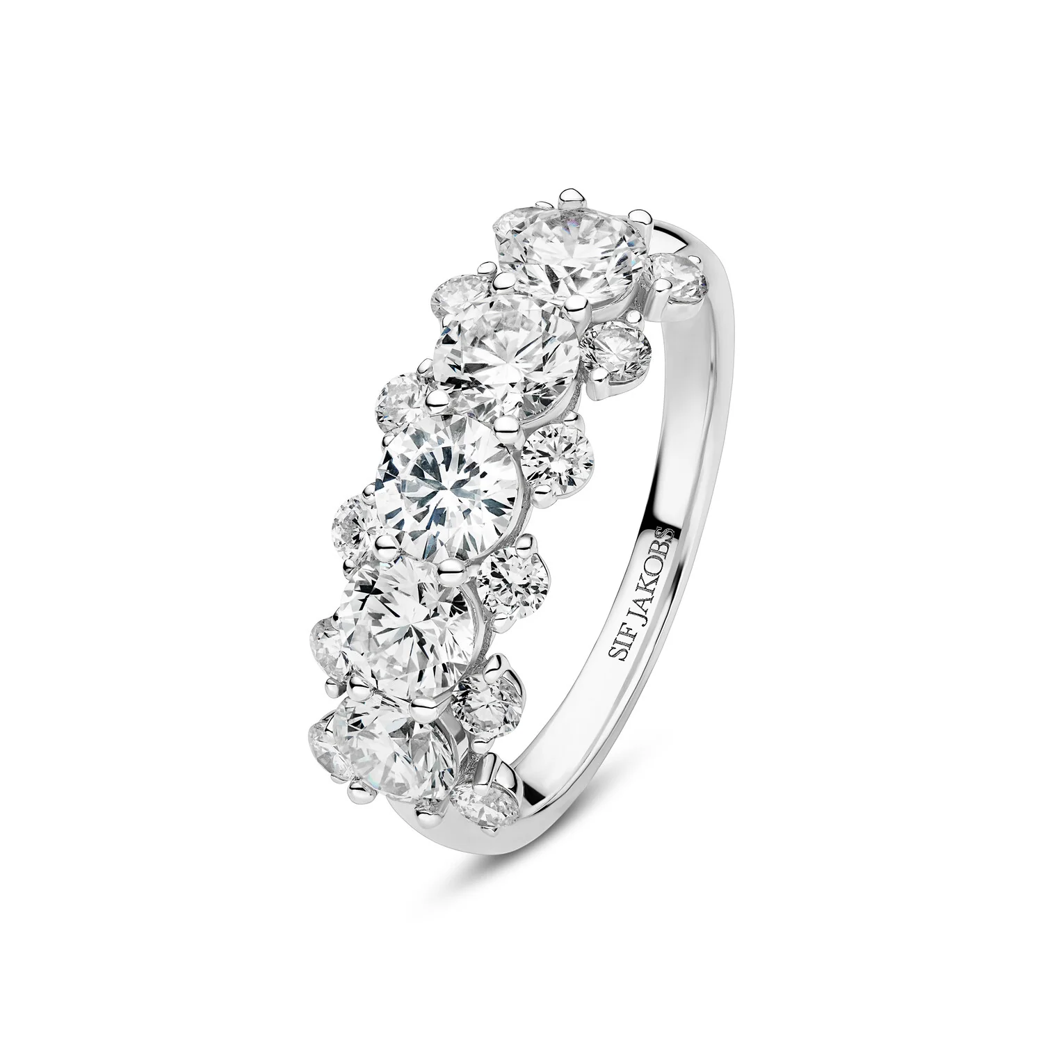 Ring fior Grande - 14k yellow gold or white gold 2.30 ct TW G-H VS lab-grown diamonds - Image 3
