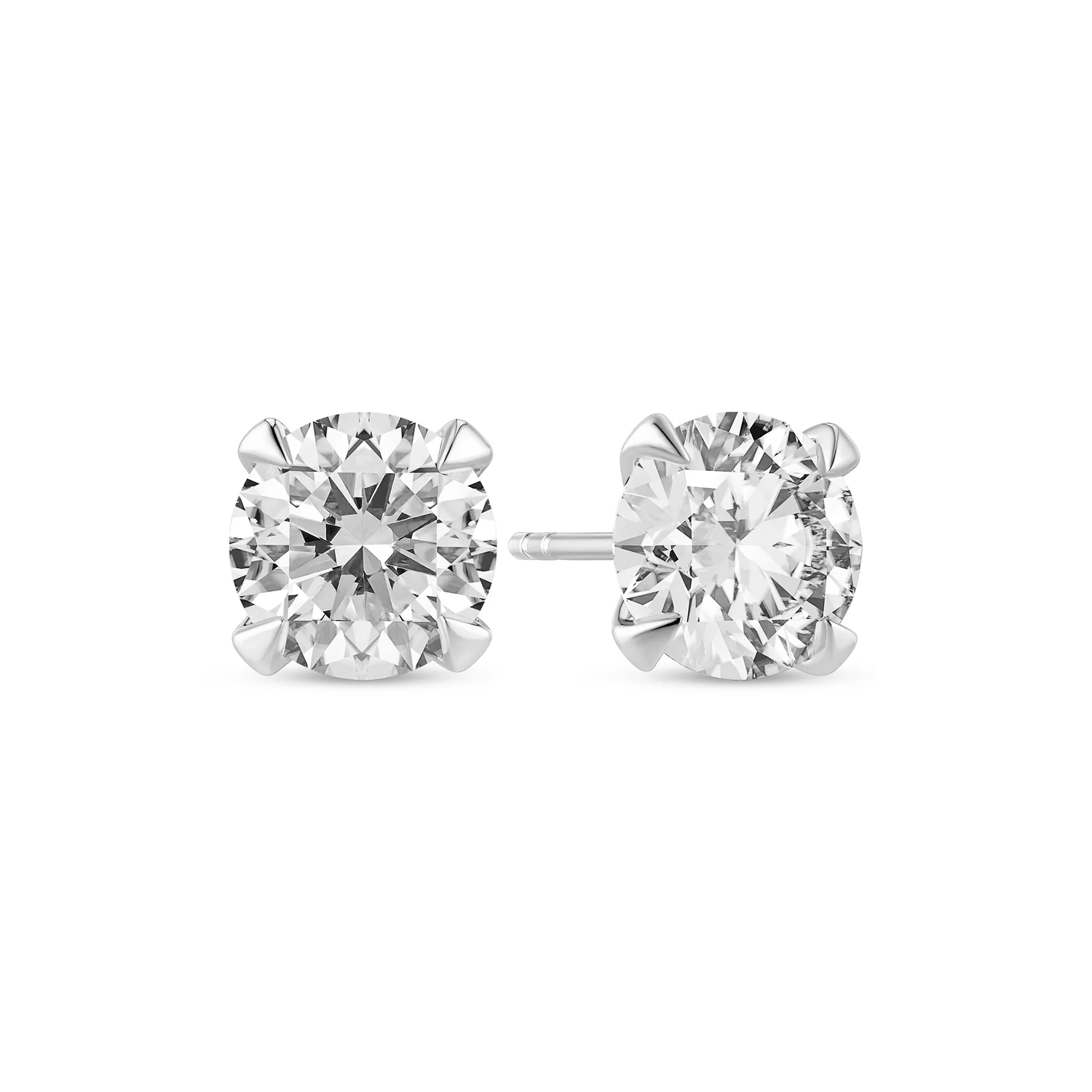 Earrings Venice Solitaire - 14k yellow gold or white gold 0.22-3.00 ct TW G-H VS lab-grown diamonds - Image 7